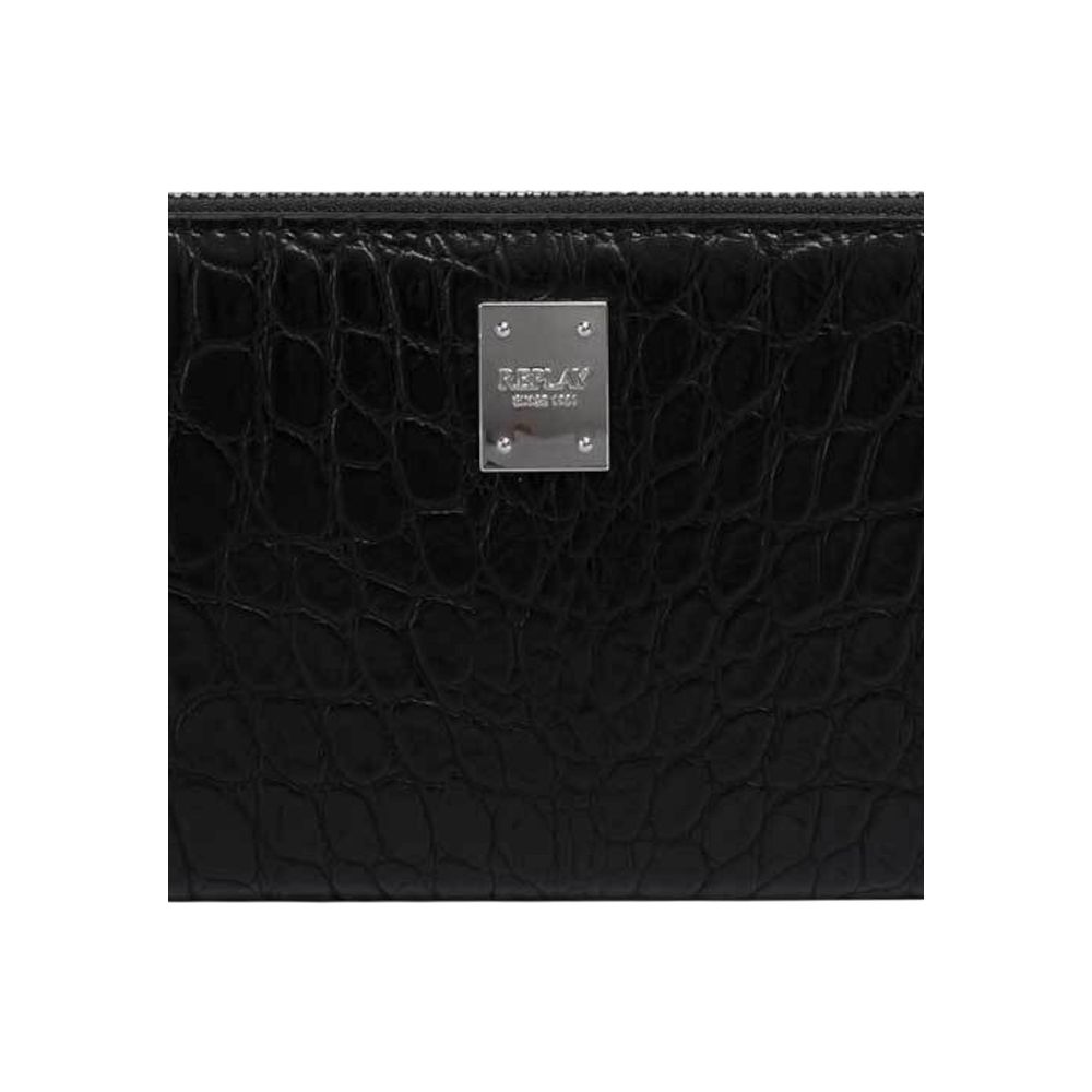 Black Polyester Wallet