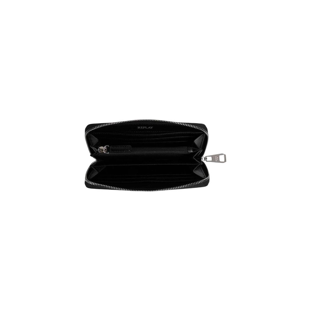 Black Polyester Wallet