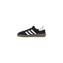 Black Suede Leather Low Top Sneakers