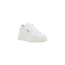White Polyethylene Platform Sneakers