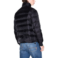 Black Polyamide Full-Length Jacket