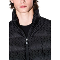 Black Polyamide Full-Length Jacket