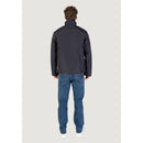 Blue Polyester Shell Jacket