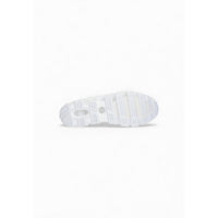 White Synthetic Athletic Sneakers