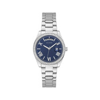 Gray Stainless Steel Dress Watch