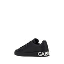 Black Calf Leather Bos Taurus Sneakers