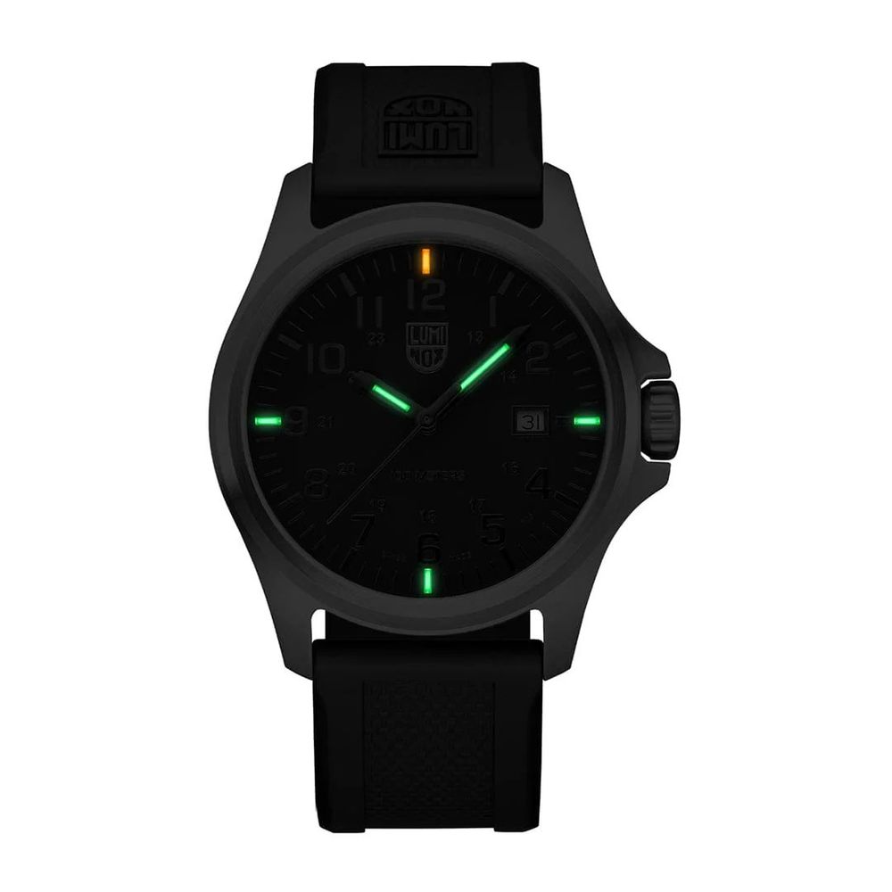 Black Resin Sport Watch