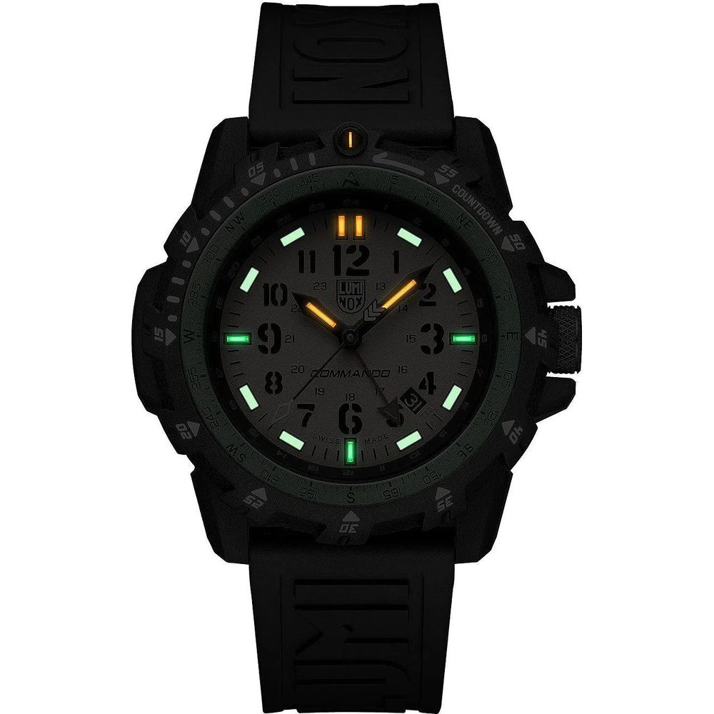 Black Resin Sport Watch