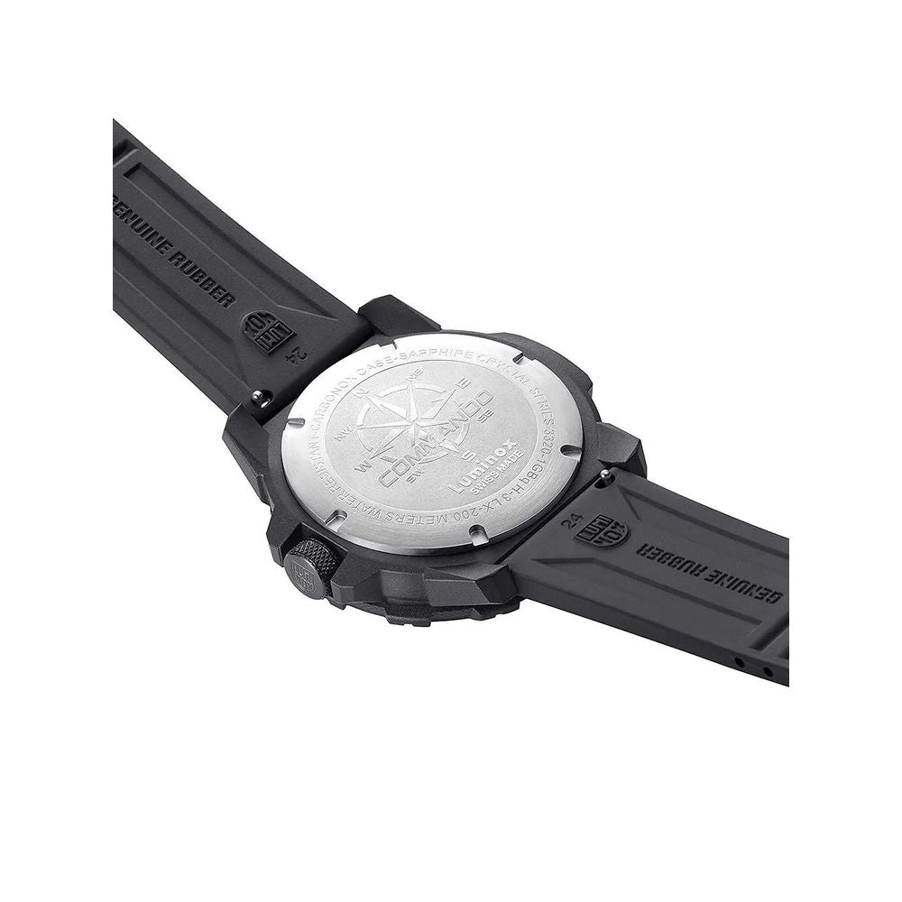 Black Resin Sport Watch