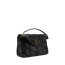 Black Lamb Leather Shoulder Bag