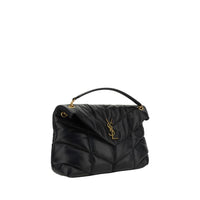 Black Lamb Leather Shoulder Bag