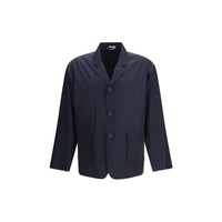 Blue Polyester Coat