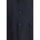 Blue Polyester Coat