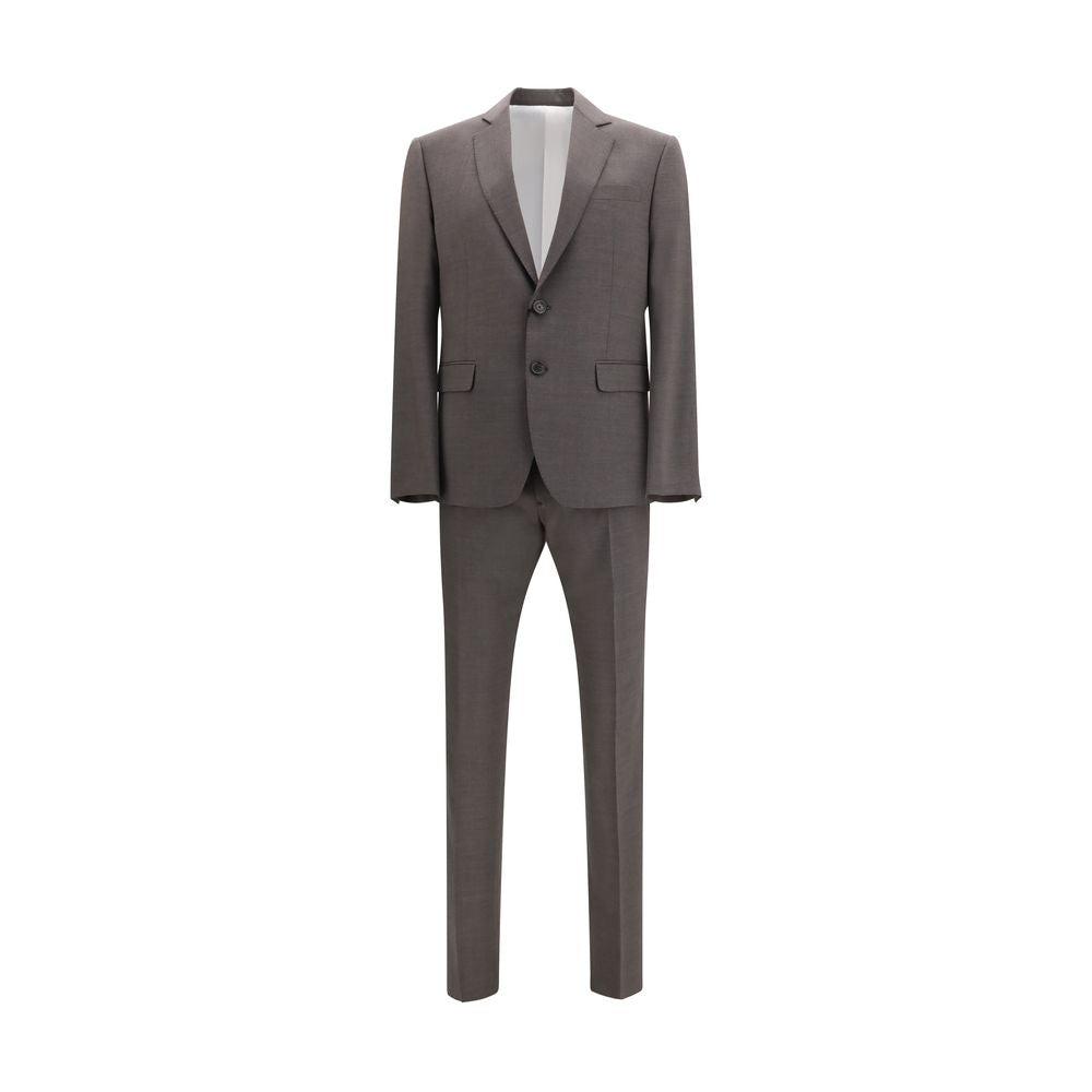 Gray Fleece Wool Two-Piece Suit