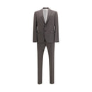 Gray Fleece Wool Two-Piece Suit