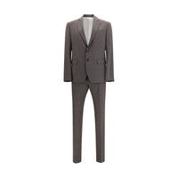 Gray Fleece Wool Two-Piece Suit