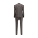Gray Fleece Wool Two-Piece Suit