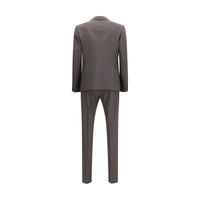 Gray Fleece Wool Two-Piece Suit