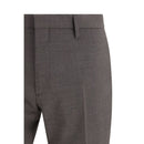 Gray Fleece Wool Two-Piece Suit