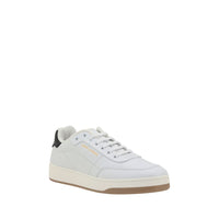 White Calf Leather Bos Taurus Low Top Sneakers