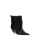 Black Calf Leather Bos Taurus Ankle Boots