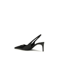 Black Calf Leather Bos Taurus High Heel Pumps
