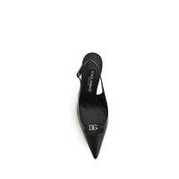 Black Calf Leather Bos Taurus High Heel Pumps