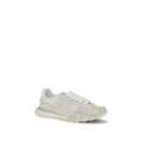 White Calf Leather Bos Taurus Athletic Sneakers