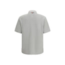 Gray Cotton Polo Shirt