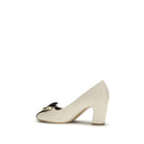 Beige Calf Leather Bos Taurus High Heel Pumps