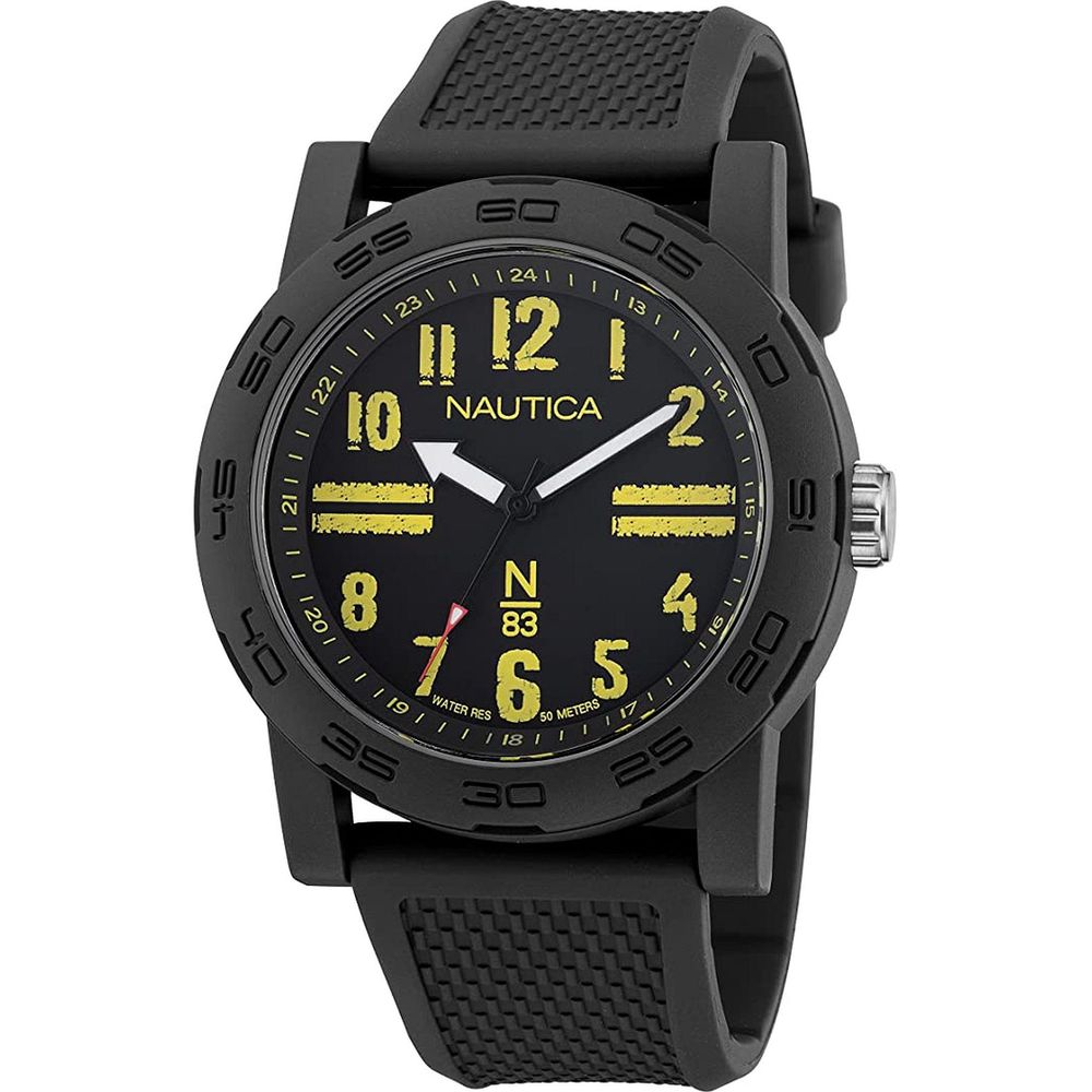 Black Synthetic Sport Watch