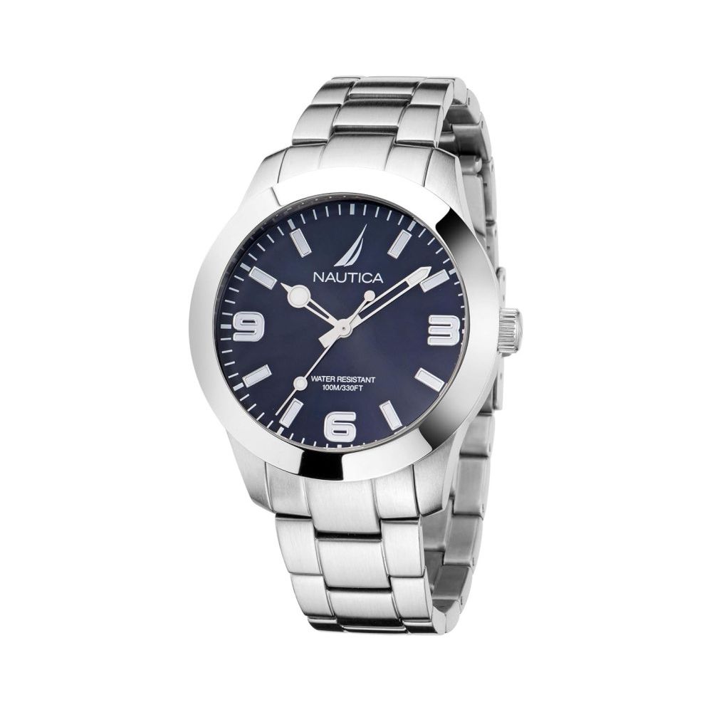 Gray Stainless Steel Dress Watch