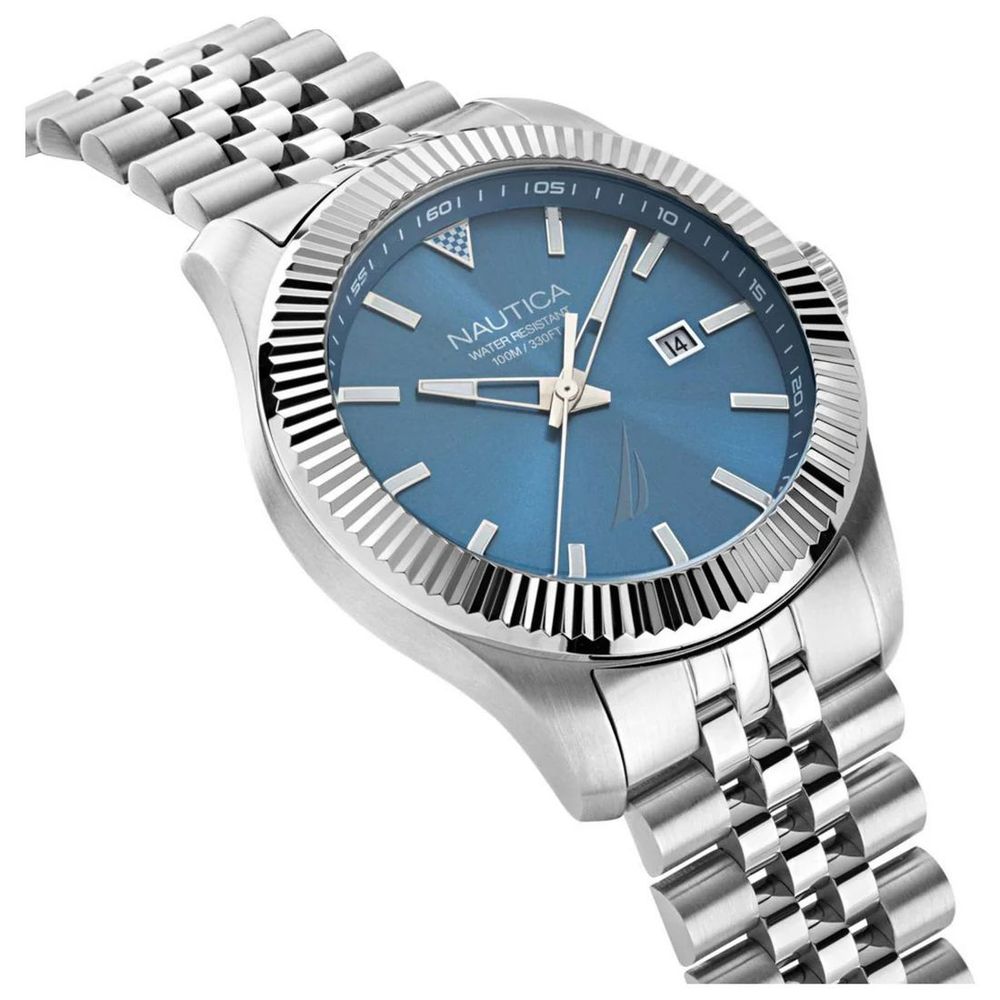 Gray Stainless Steel Dress Watch