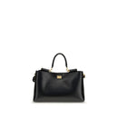 Black Calf Leather Bos Taurus Handbag