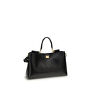 Black Calf Leather Bos Taurus Handbag