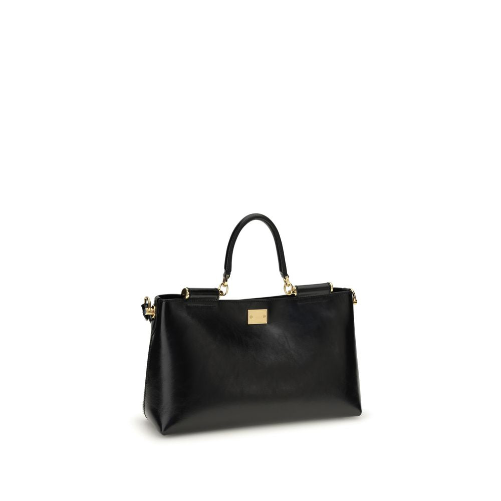 Black Calf Leather Bos Taurus Handbag