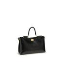 Black Calf Leather Bos Taurus Handbag
