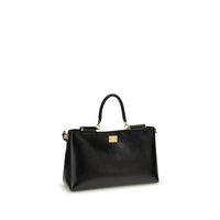 Black Calf Leather Bos Taurus Handbag