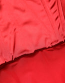 Red Halter Corset Sleeveless Sheath  Dress