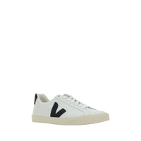 White Calf Leather Bos Taurus Sneakers