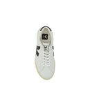 White Calf Leather Bos Taurus Sneakers