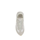 White Calf Leather Bos Taurus Sneakers