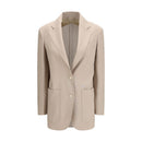 Beige Wool Blazer