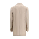 Beige Wool Blazer