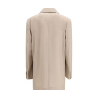 Beige Wool Blazer