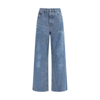 Blue Cotton Relaxed Fit Jeans