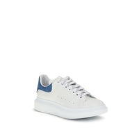 White Calf Leather Bos Taurus Platform Sneakers