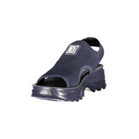 Blue Polyester Women Sandal