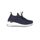 Blue Polyester Women Sneaker