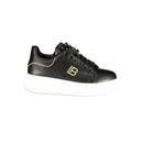 Black Polyurethane Women Sneaker